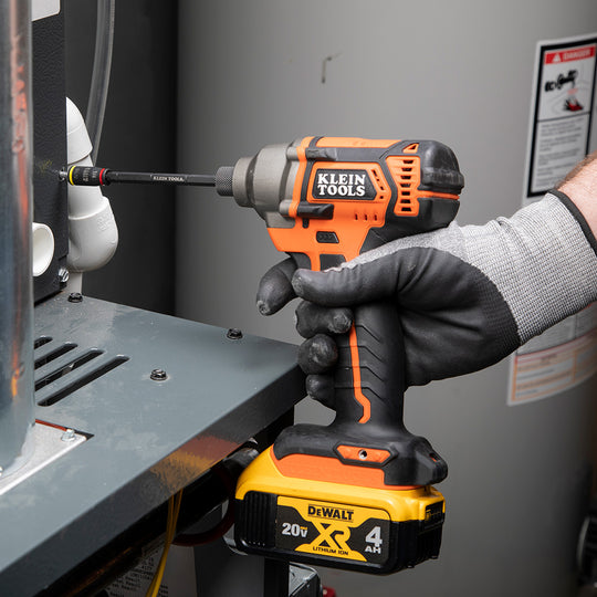 14-in-1 HVAC Adjustable-Length Impact Screwdriver with Flip Socket