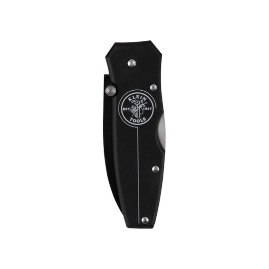 Black Lightweight Lockback Knife 2-1/4-Inch Drop Point Blade - Image 3