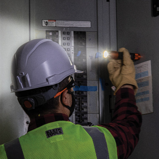 Rechargeable 2-Color LED Flashlight with Holster - Image 4