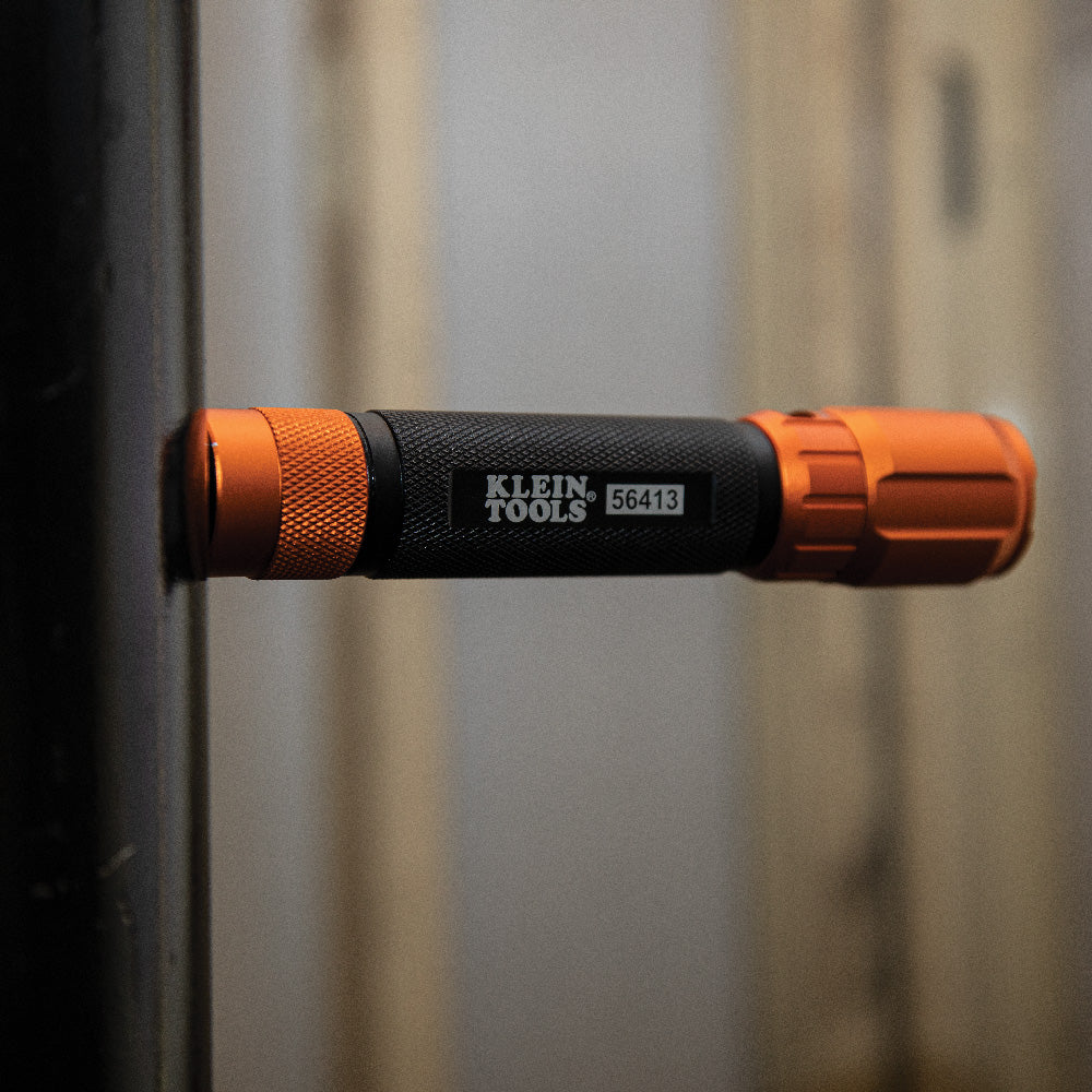 Rechargeable 2-Color LED Flashlight with Holster - Image 6