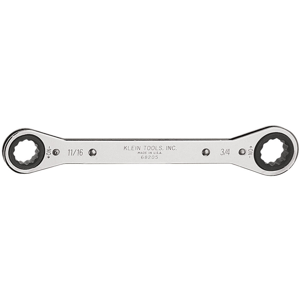 Ratcheting Box Wrench 11/16 x 3/4-Inch