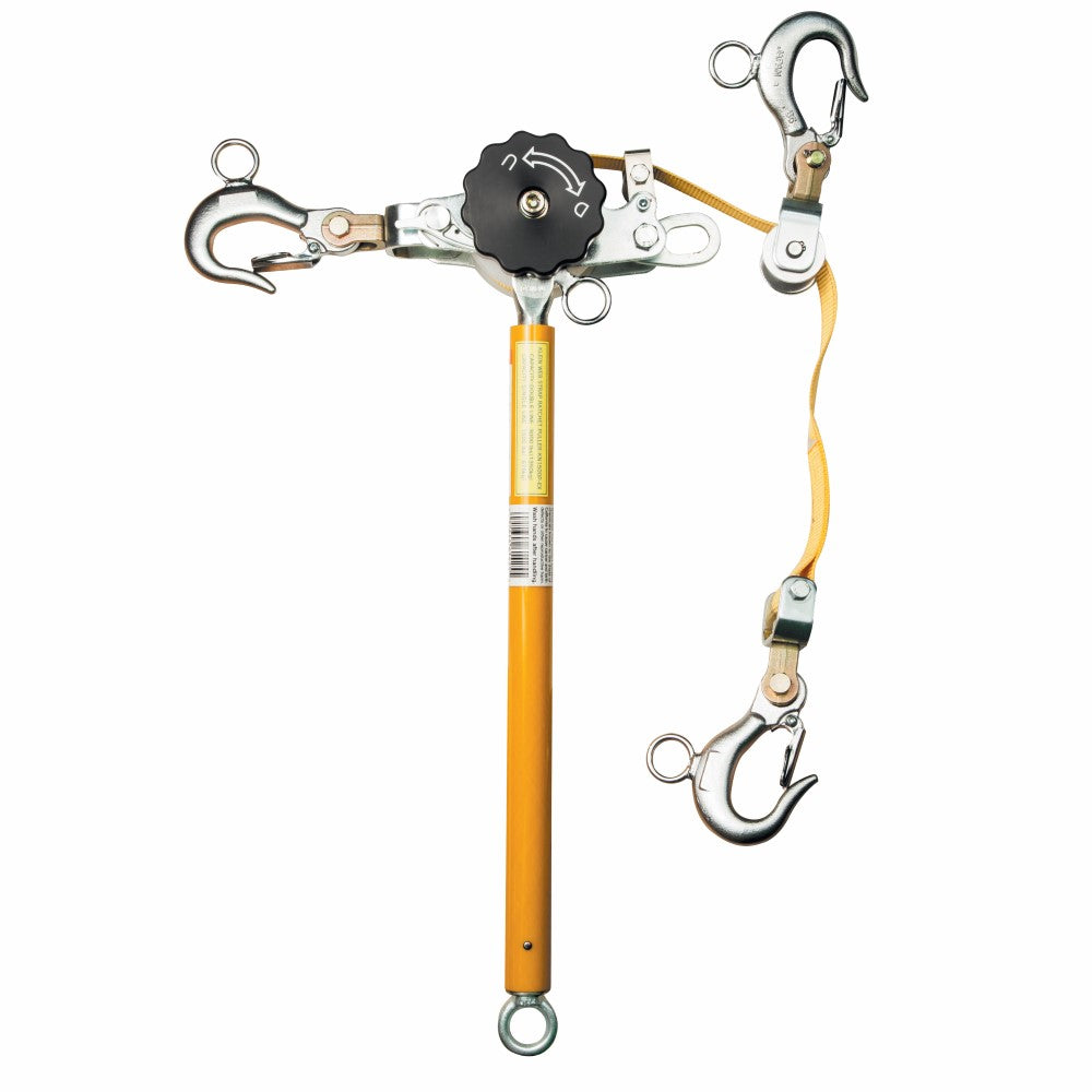 Web-Strap Ratchet Hoist with Hot Rings - Image 2